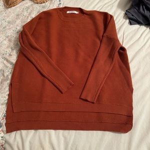 Tunic sweater high low hem size s